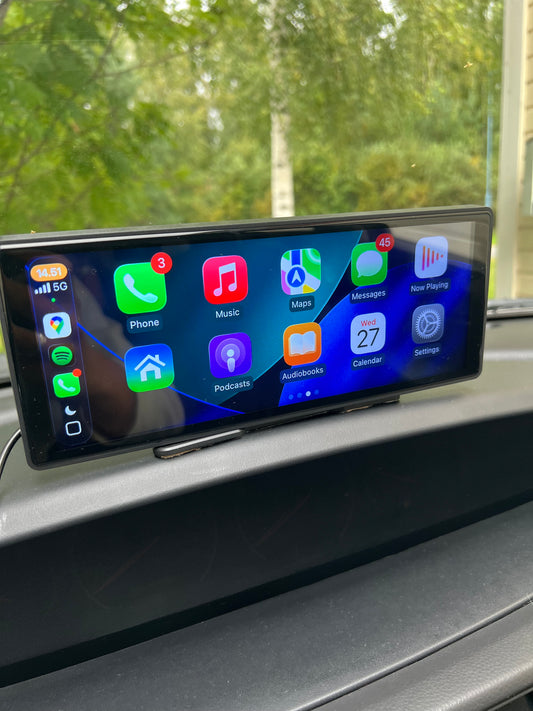 Apple carplay & android auto näyttö